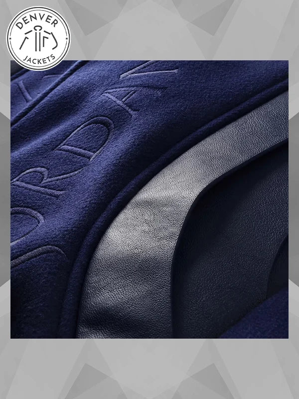 Paris Saint Germain F.C. x Jordan Wings Blue Varsity Jacket