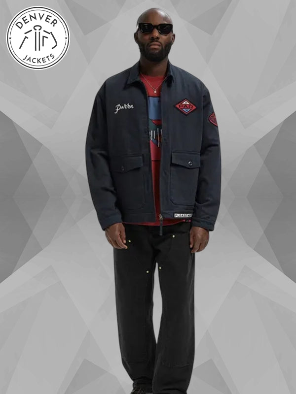 Parra PAR Pumping Gas Jacket Blue