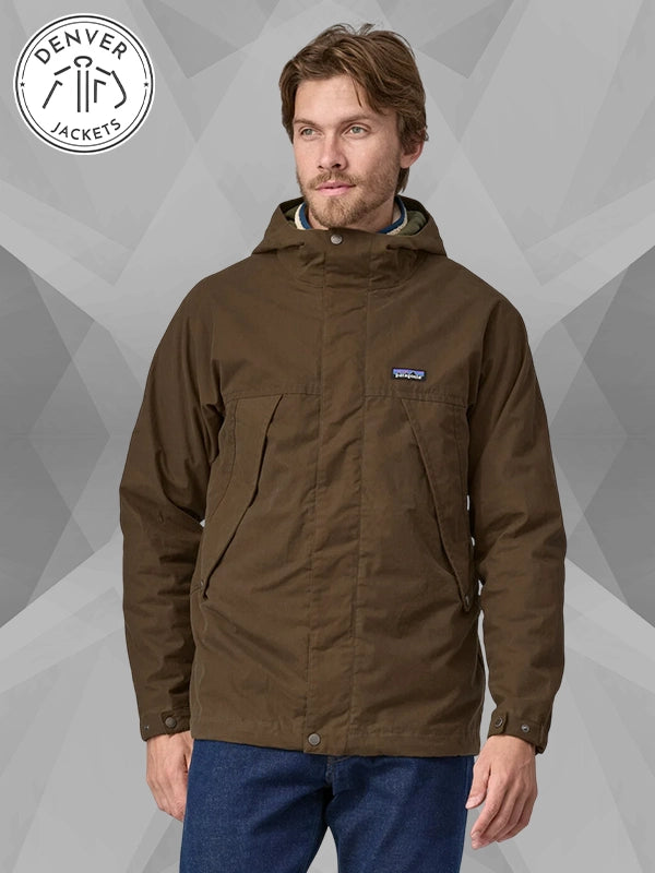 Patagonia Waxed Cotton Jacket In Brown
