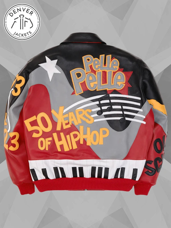 Pelle Pelle 50 Years of Hip Hop Leather Jacket