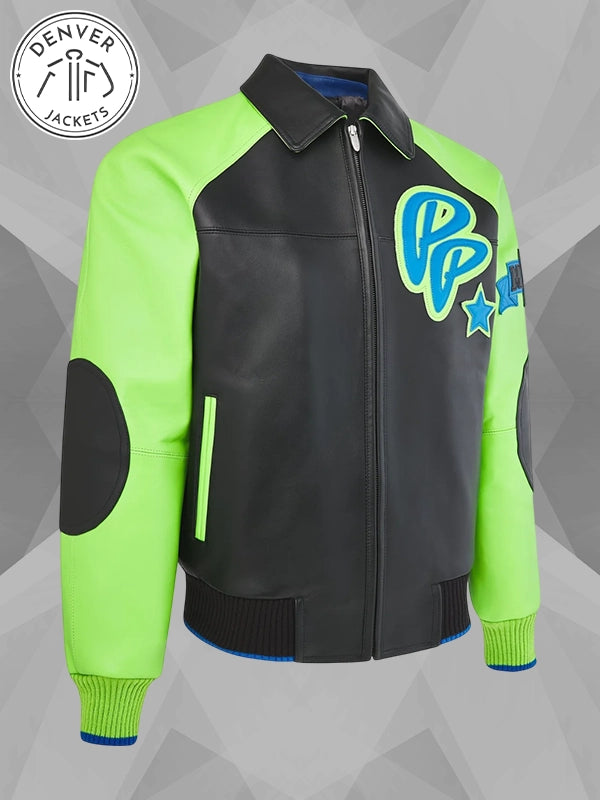 Pelle Pelle Classic Soda Club Jacket Black Green