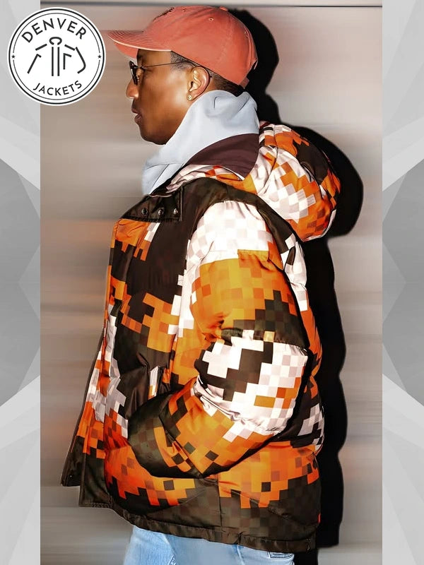 Pharrell Louis Vuitton Printed Puffer Jacket