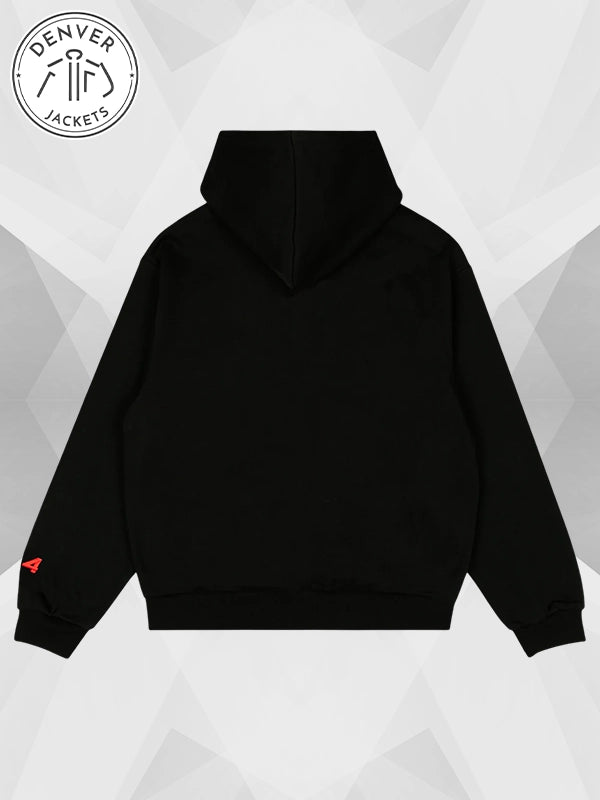 Plus44 Varsity Pullover Hoodie Black