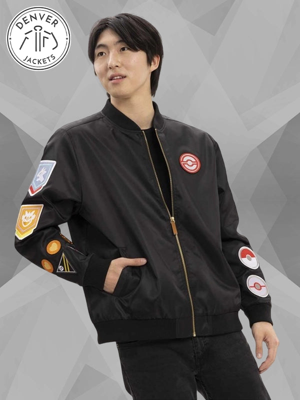 Pokemon Go Level 50 Black Bomber Jacket
