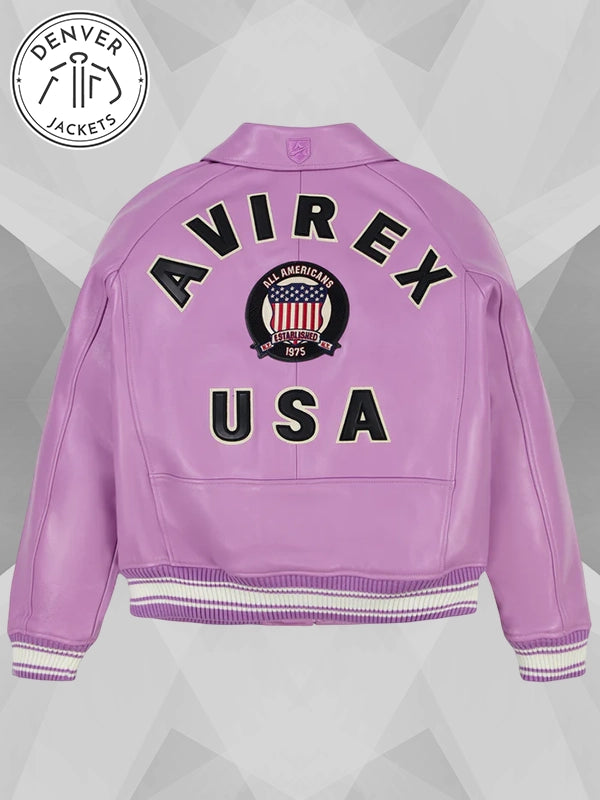 Purple Avirex Jacket