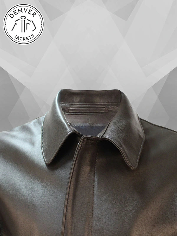 Raiders of The Lost Ark Indiana Jones Brown Leather Jacket