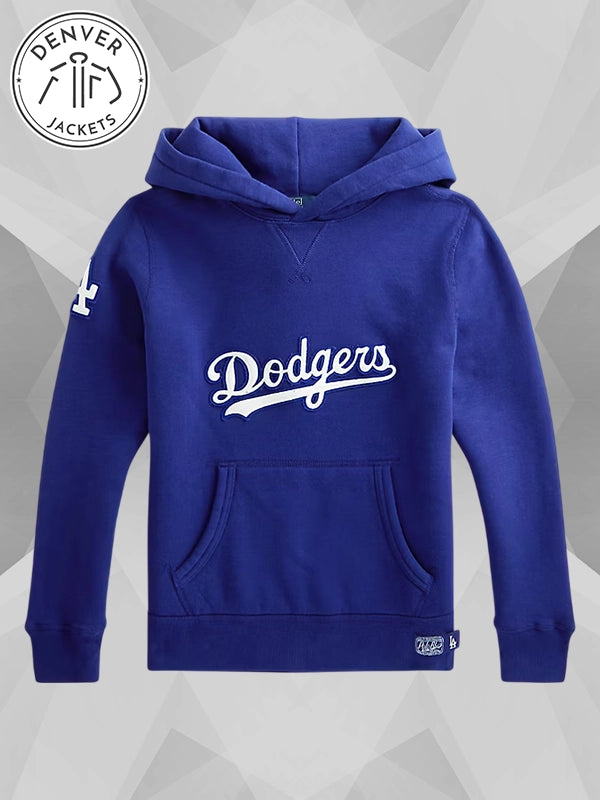 Ralph Lauren Dodgers Hoodie Blue