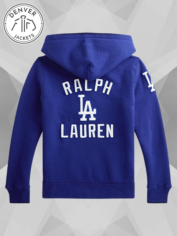 Ralph Lauren LA Dodgers Hoodie Blue