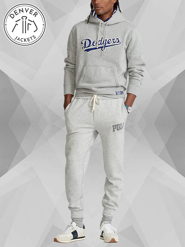 Ralph Lauren Los Angeles Dodgers Grey Hoodie