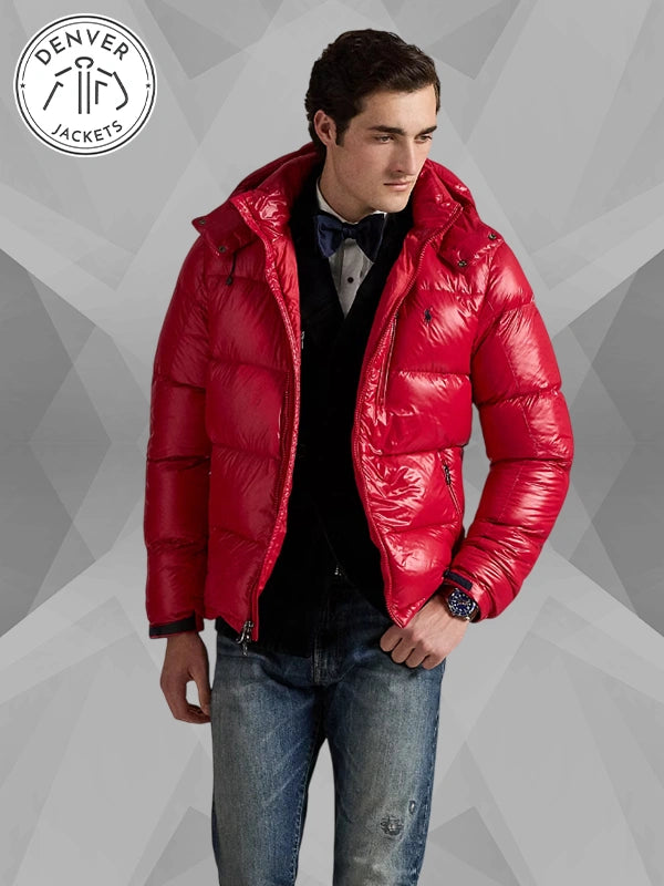 Ralph Lauren Puffer Jacket In Red