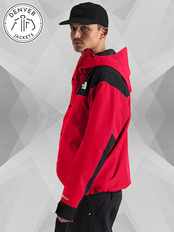 Red The North Face Mountain Jacket