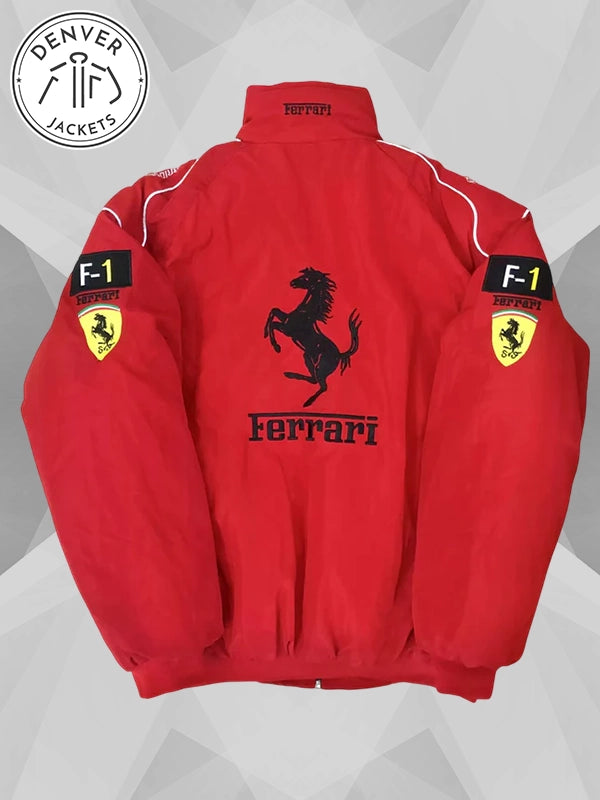 Red Vintage Ferrari Jacket