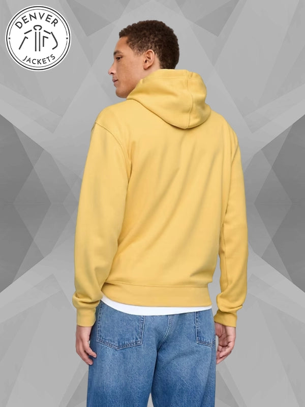 Relaxed Gap Logo Yellow Hoodie
