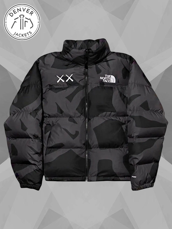 Retro 1996 Nuptse Kaws X The North Face Jacket Black