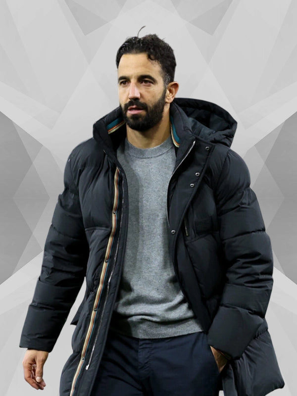 Ruben Amorim Black Puffer Coat