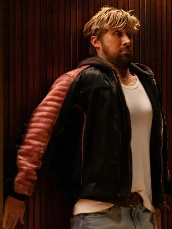 Ryan Gosling The Fall Guy Miami Vice Stunt Team Leather Jacket