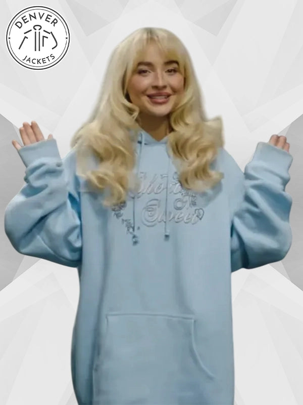 Sabrina Carpenter Short N Sweet Hoodie Blue