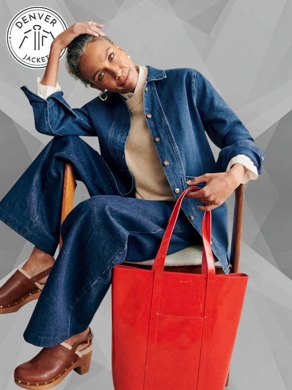Sezane Will Jacket Indigo