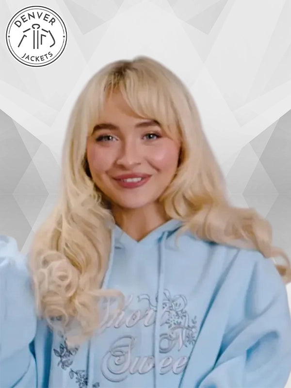 Short n Sweet Sky Blue Hoodie Sabrina Carpenter
