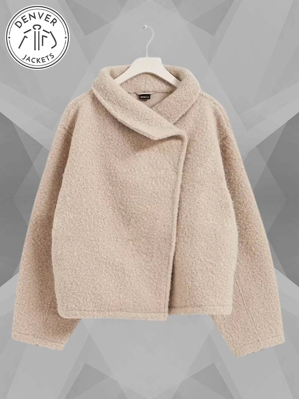 Soft Boucle Gina Tricot Jacket Beige
