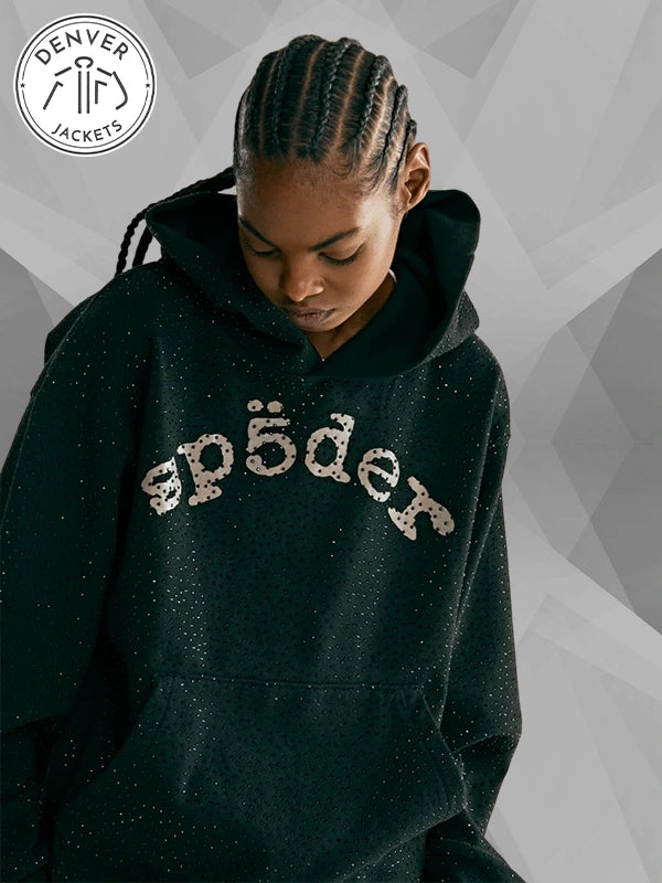 Sp5der vvs Hoodie Black