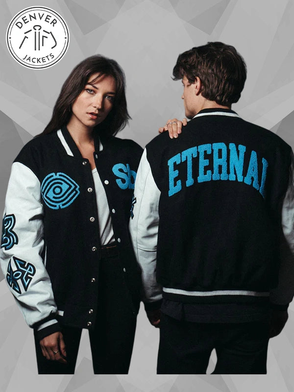 Spiritbox Eternal Varsity Jacket Black