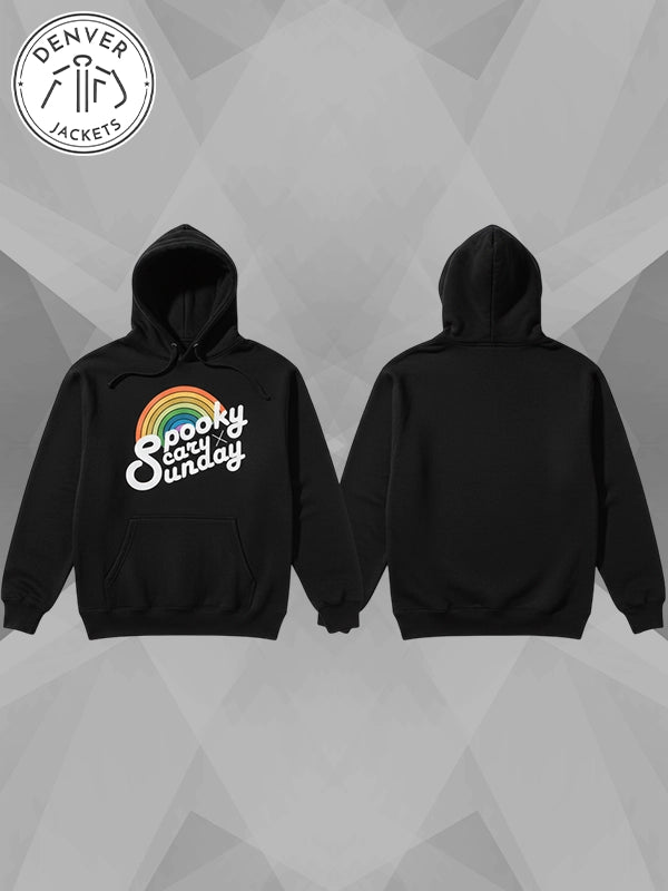 Spooky Scary Sunday Hoodie Black
