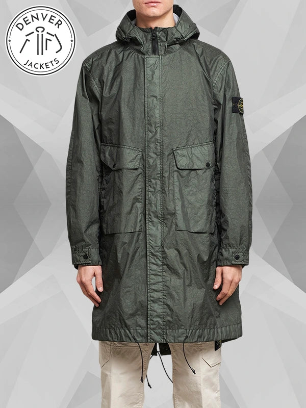 Stone Island Membrana 3L TC Fishtail Parka Coat