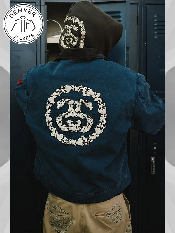 Stussy Denim Tears Canvas Blue Jacket