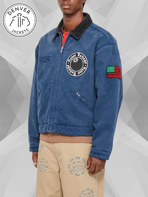 Stussy Denim Tears Canvas Jacket