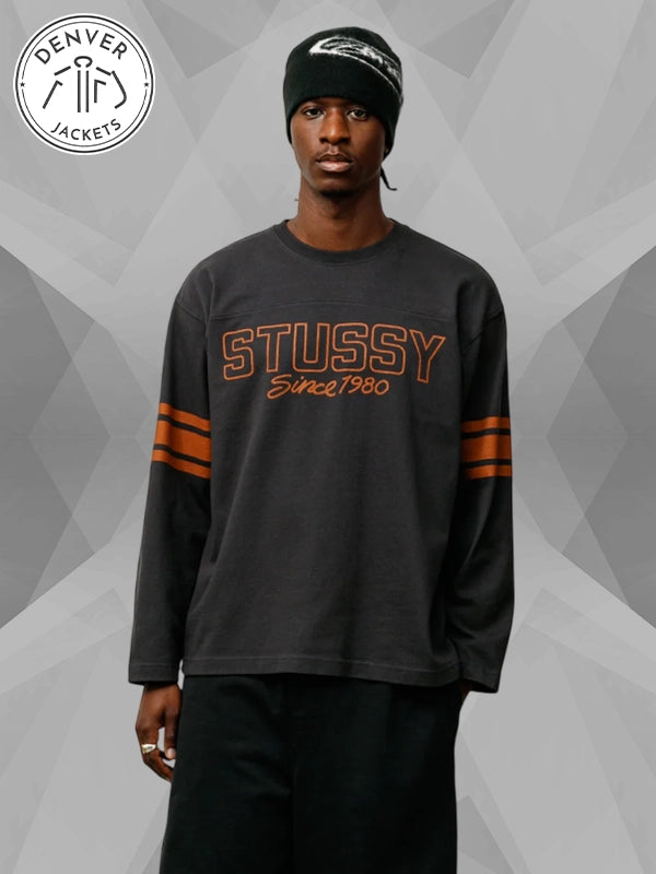Stussy Football Crew Sweatshirt Mens