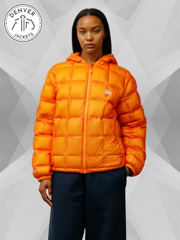 Stussy Midweight Hooded Puffer Jacket Women's