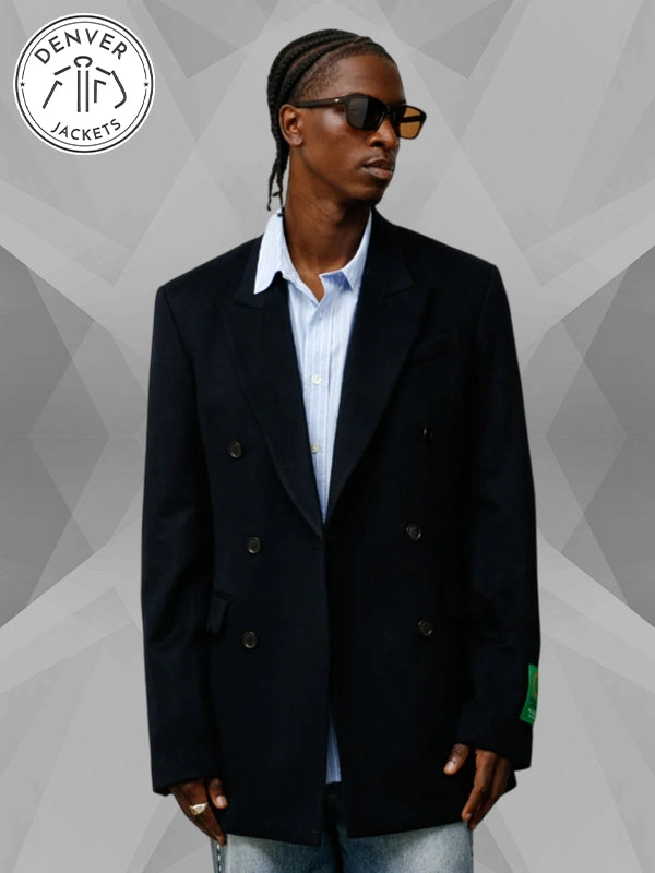 Stussy Wales Bonner Blazer Navy Blue