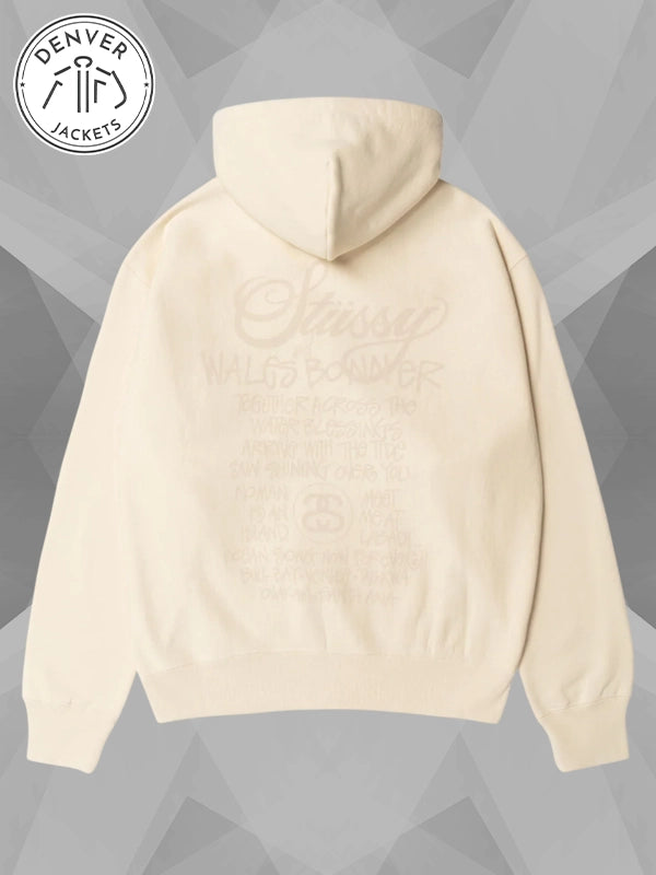 Stussy Wales Bonner Fleece Cream Hoodie