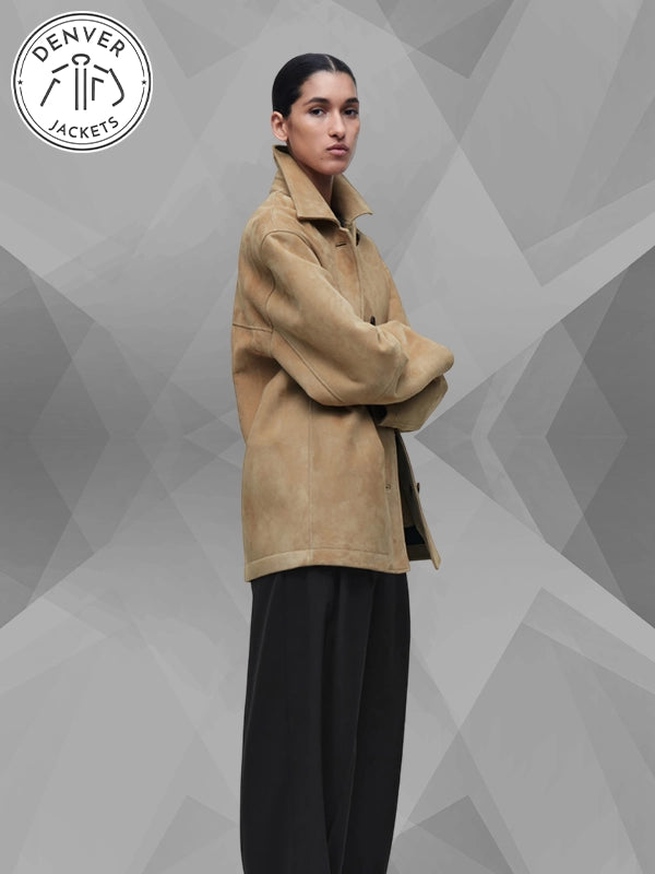 Suede Beige Jacket COS