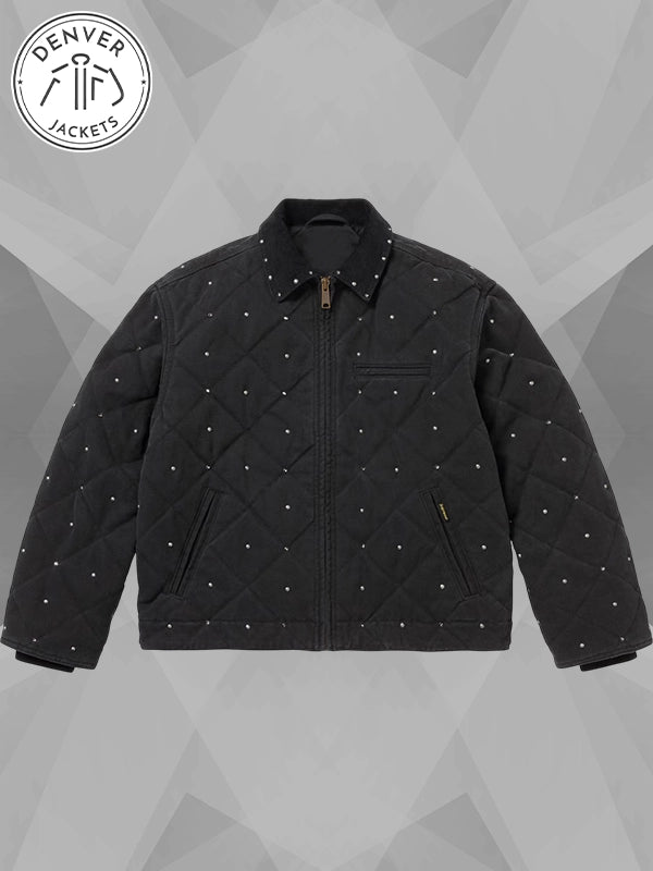 Supreme B.B Simon Quilted Work Jacket Black