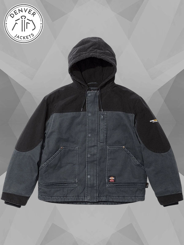 Supreme Dickies Cordura Hooded Work Jacket Black