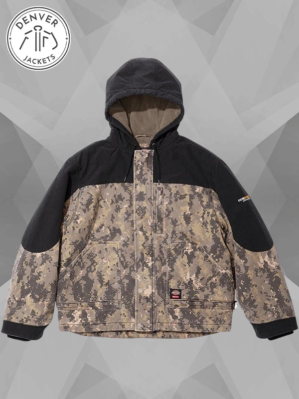 Supreme Dickies Cordura Hooded Work Jacket Camo