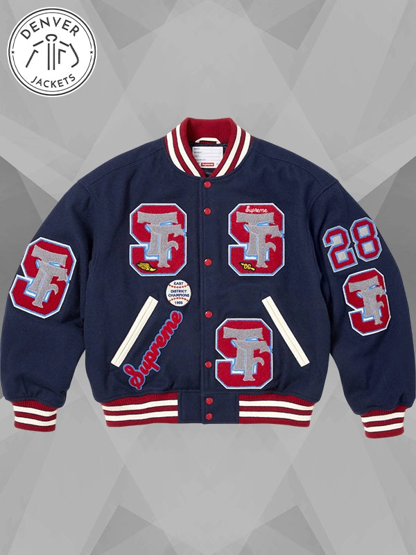 Supreme Drill Team Varsity Jacket Blue
