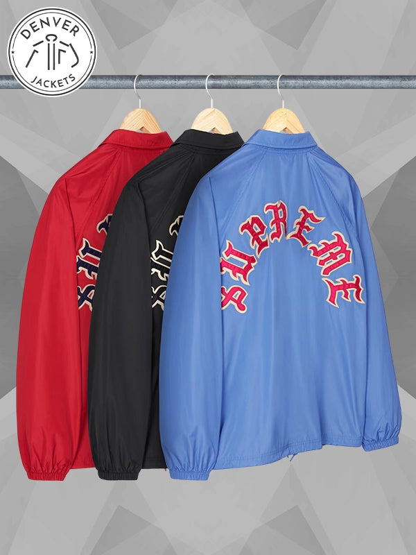 Supreme Old English Arc Coaches Jacket