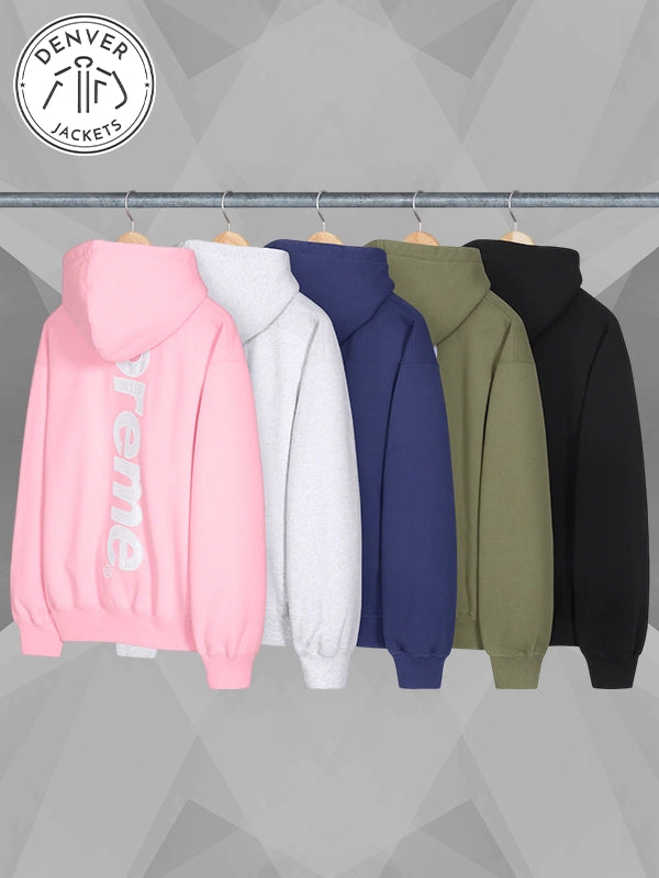 Supreme Satin Applique Hooded Sweatshirt