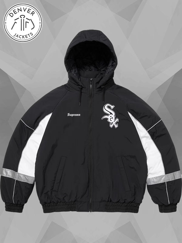 Supreme x Chicago White Sox Stadium Jacket Black