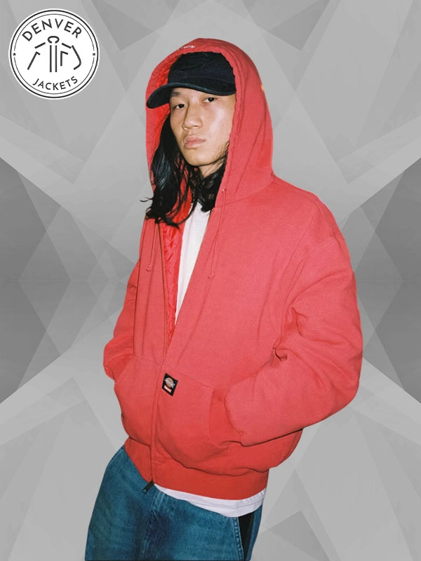 Supreme x Dickies Hoodie Sweatshirt In Red