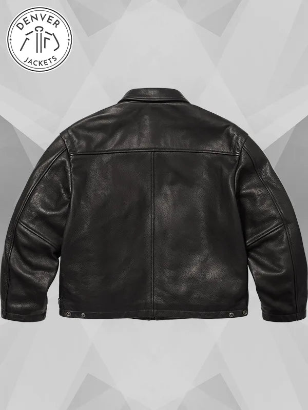Supreme x Schott NYC Leather Jacket Black