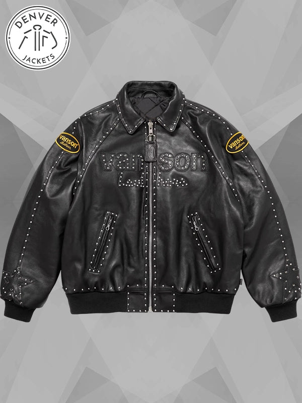 Supreme x Vanson Leathers B.B Simon Jacket Black