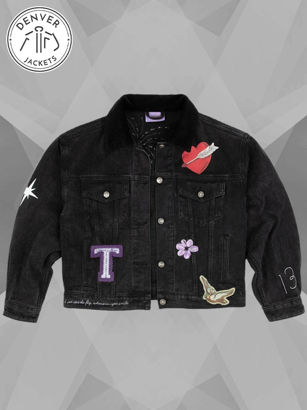 Taylor Swift Speak Now Black Denim Jacket