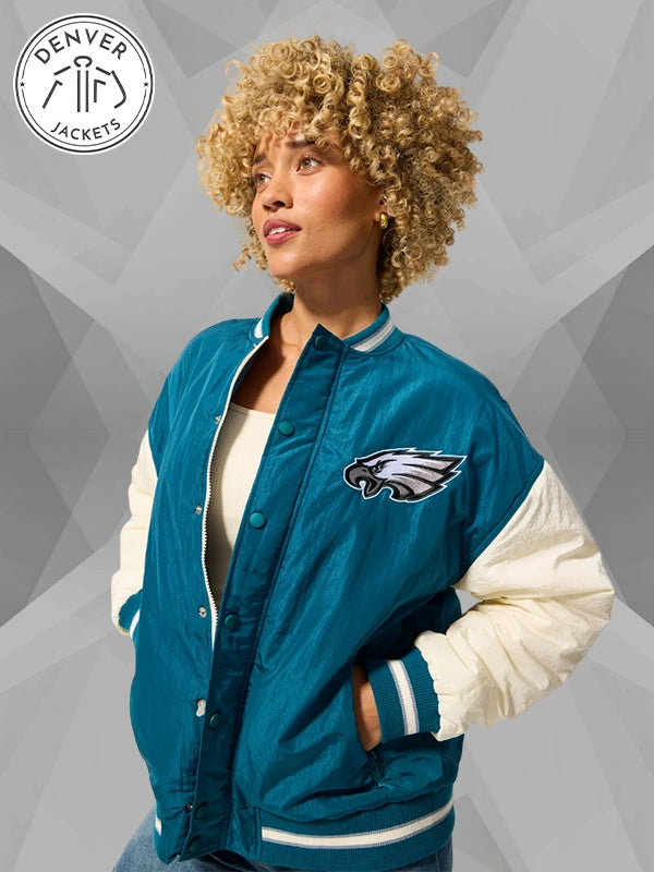 Terez Philadelphia Eagles Bomber Jacket