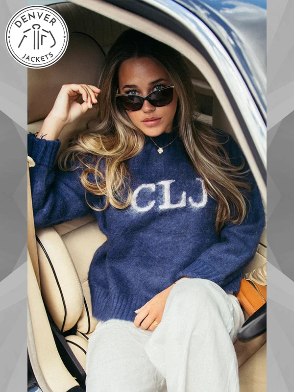 The Chelsealife Jacket CLJ Club Mohair Jumper Blue
