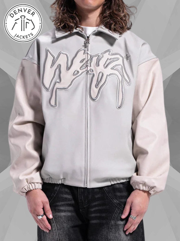 The Weyz Clothing Cream PU Jacket Women's