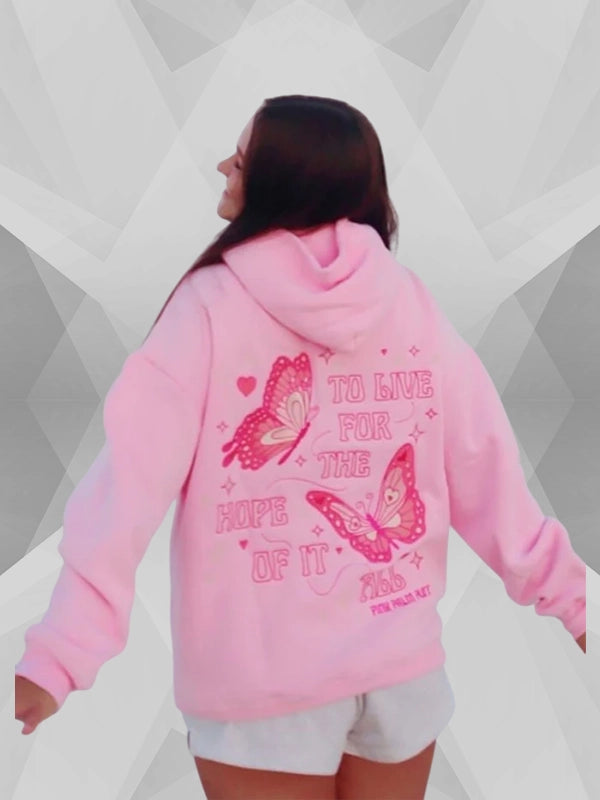 To Live For The Hope Of It All PPP Pink Hoodie